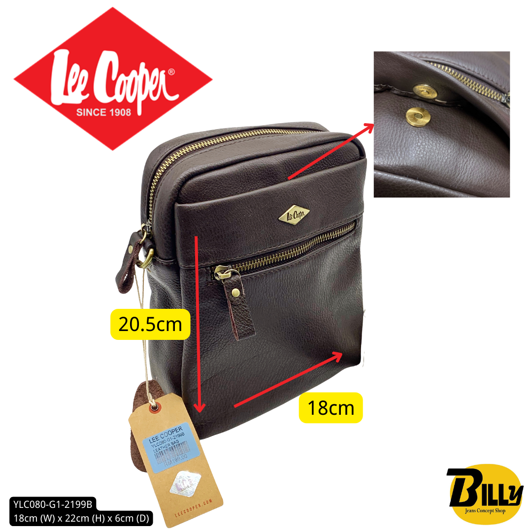 Buy Lee Cooper Solid Zip Around Leather Wallet | Splash UAE